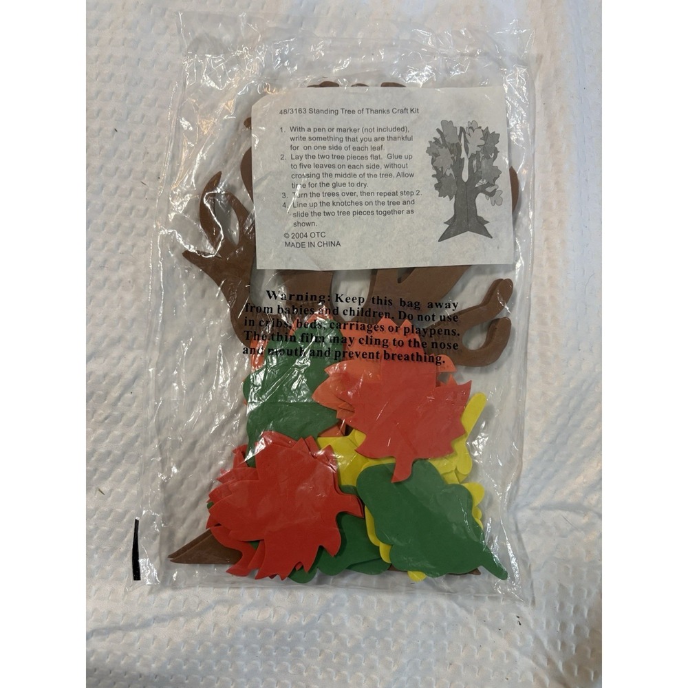 Thanksgiving Craft Kits Tree Of Thanks Kids Fall Activity Great For Classroom - Picture 2 of 5